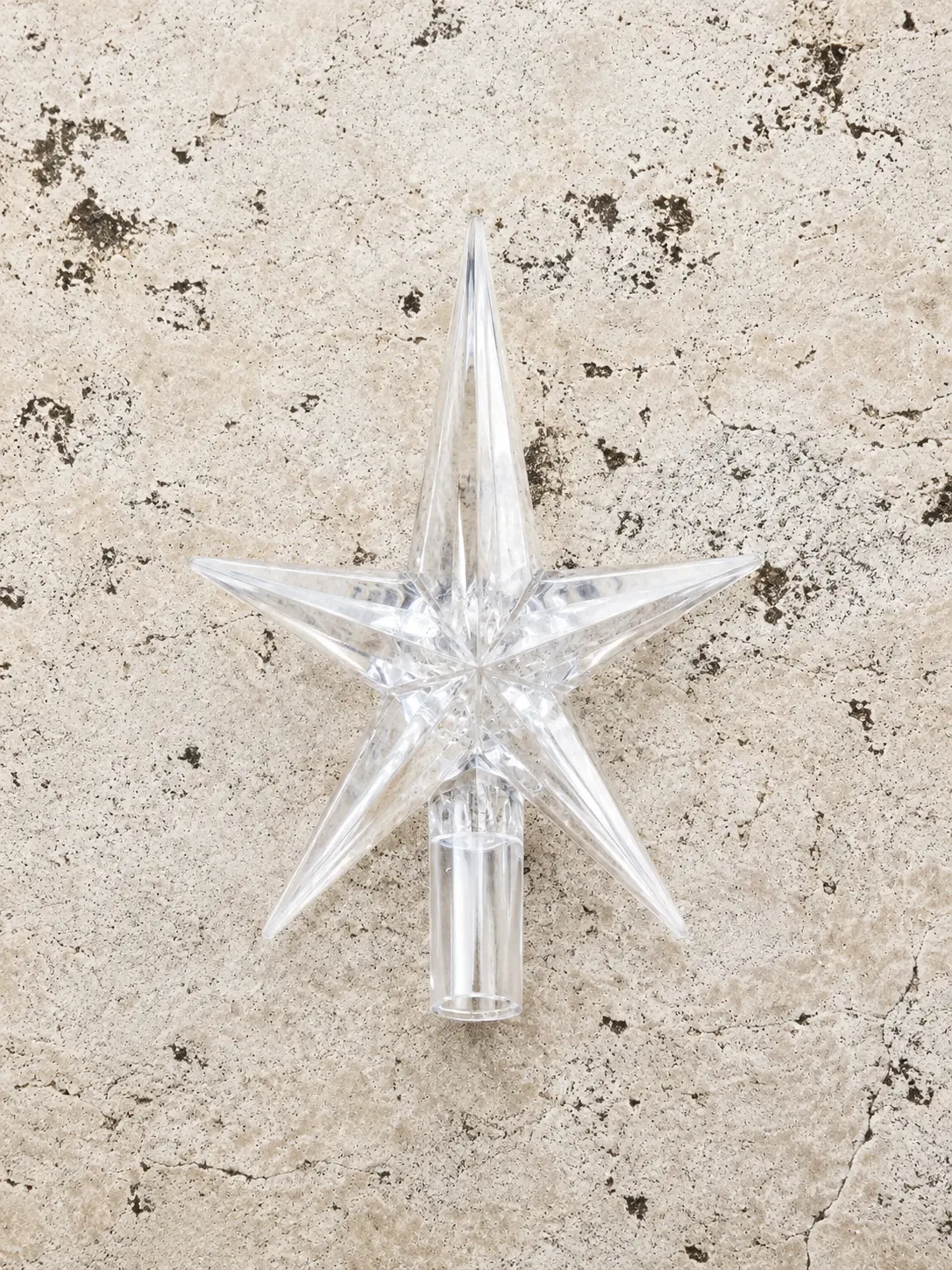 Clear star topper