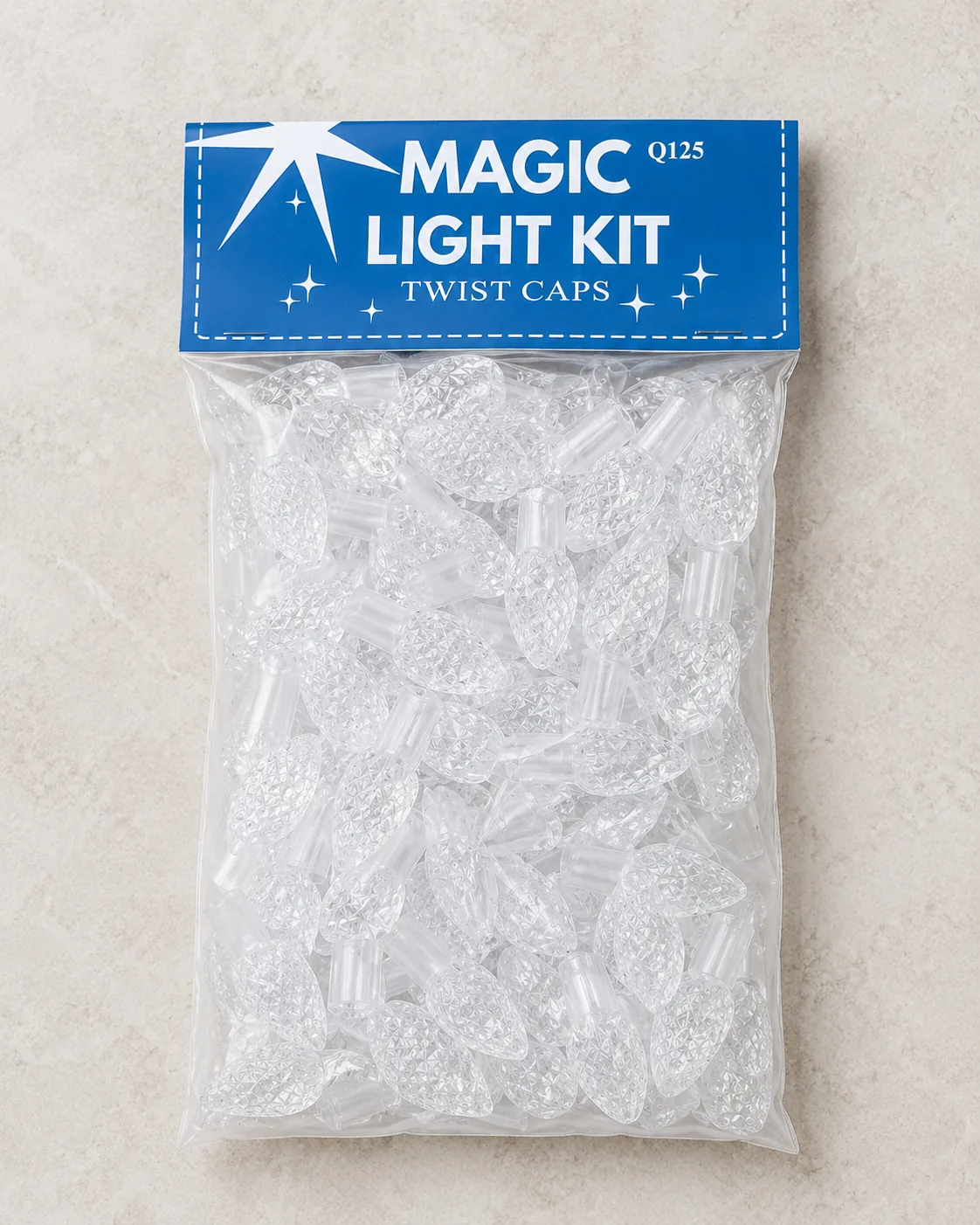Bag of 125 clear bulbs